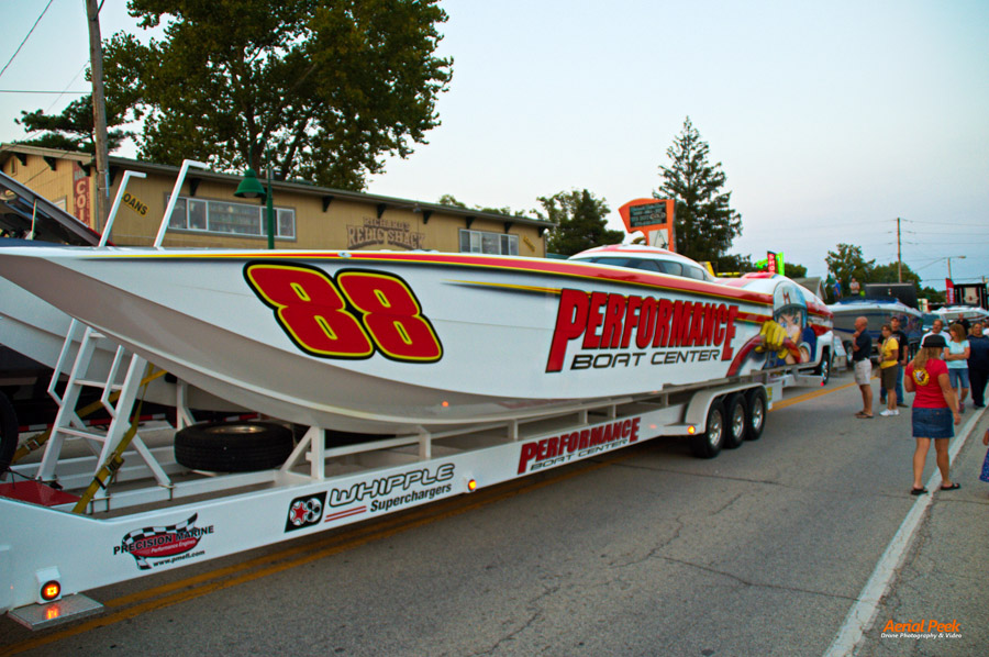 Performance Boat on Trailer