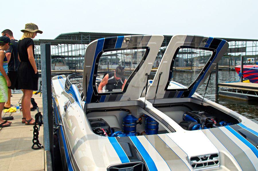 Blue Speed Boat