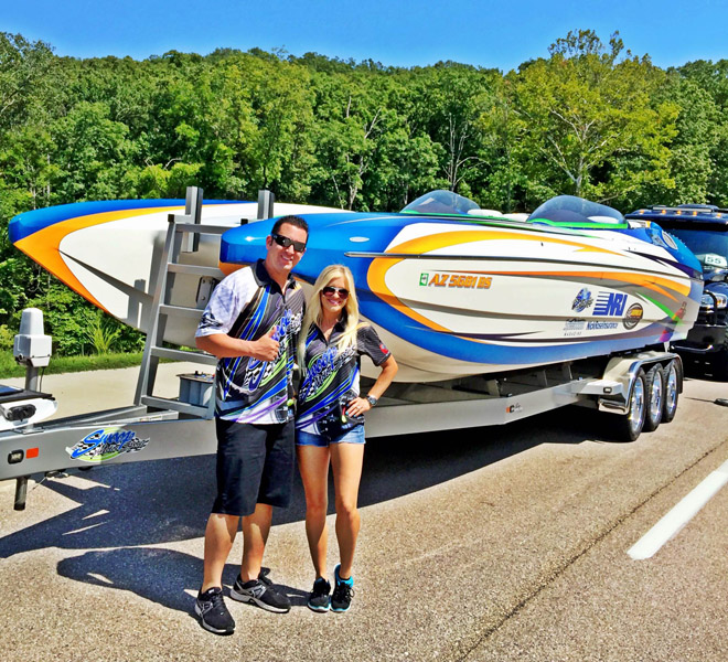 Mr. and Ms. Swoop at Lake of the Ozarks 2015
